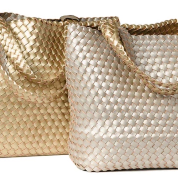 NEW with Tags Reversible Ilse Jacobsen Woven Tote Bag - Picture 5 of 9